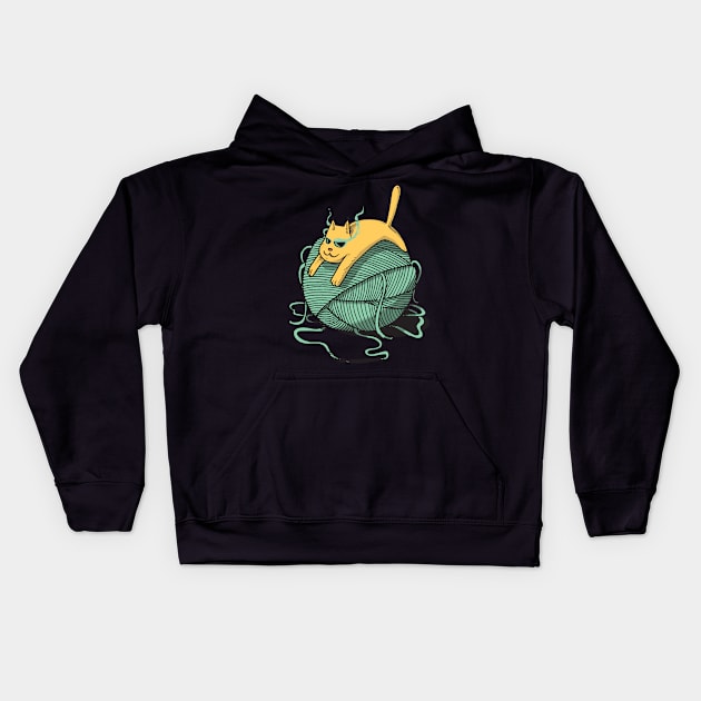 yarn it! Kids Hoodie by Pirotzky